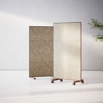 Quadro gulvskærmvæg på hjul