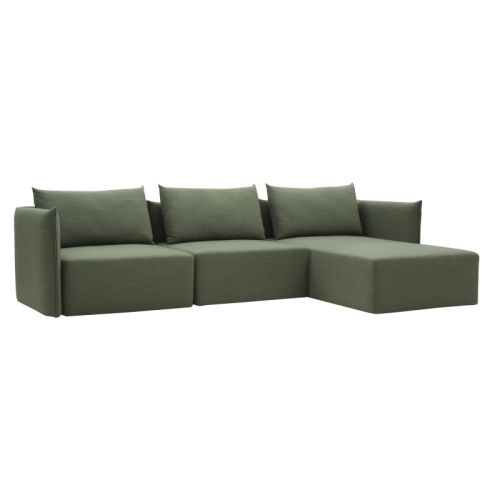 Cape modulsofa i grøn er en 3 personers sofa i et elegant design, designet af Johannes Steinbauer