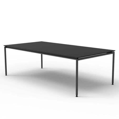 Quadro bord i sort har et tidløst og stilfuldt udtryk