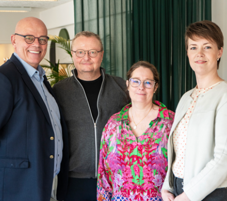 Bladmønster som vægpanel