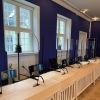 Akupro smitteskærme i byrådssal i Køge, mulighed for at bruge byrrådssalen