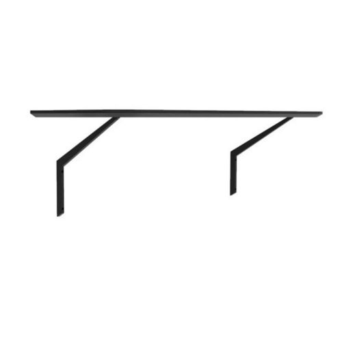 EPJ8 væghængt bord i sort har et enkelt udtryk