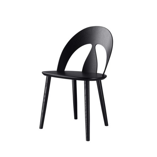 J45 i sortmalet eg er en elegant stol