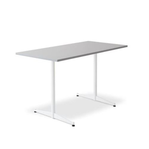 RBM Allround bord, diskret møbel i med grå bordplade. Passer ind i de fleste erhvervsindretninger
