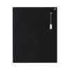 CHAT BOARD Classic glastavle i sort er en tidsløs tavle med et minimalistisk designudtryk